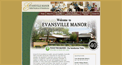 Desktop Screenshot of evansvillemanor.com