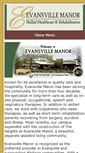 Mobile Screenshot of evansvillemanor.com